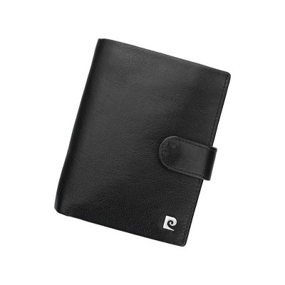 Ανδρικο δερματινο πορτοφολι PIERRE CARDIN RFID χωραει ταυτοτητα μαυρο 03-331A-black
