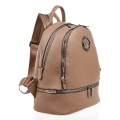 Verde Γυναικεία Τσάντα Πλάτης backpack Πούρο 16-7114-TAUPE ( Δωρο Verde εσαρπα -φουλαρι )