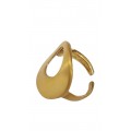 Γυναικειο χειροποιητο ασημενιο δαχτυλιδι 925 Prince silvero χρυσο χρωμα 1x-rg073-3