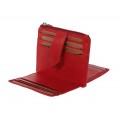 Ανδρικό Δερμάτινο Πορτοφόλι Καρτοθήκη Lavor 1-3215 red