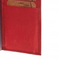 Ανδρικο Δερμάτινο Πορτοφόλι Καρτοθήκη Lavor 1-3265 red