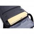 Lavor 710 Ανδρική Τσάντα Ώμου / Χιαστί σε μαυρο χρώμα