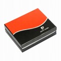 Ανδρικο δερματινο πορτοφολι Μαυρο PIERRE CARDIN Ταυτοτητας RFID 75-326-blackred