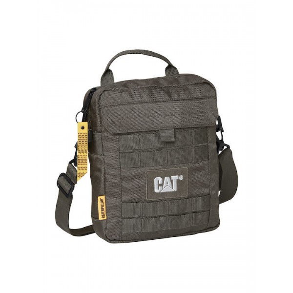 CAT Ανδρική Τσάντα Ώμου / Χιαστί σε Χακί χρώμα 84036-501