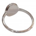 Γυναικειο ασημενιο 925 δαχτυλιδι Prince silvero στρογγυλο με οπαλ πετρα  9Z-RG0091-1L