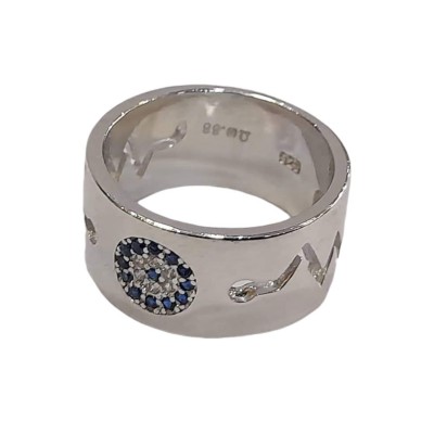 Γυναικειο ασημενιο δαχτυλιδι prince silvero  9b-rg005-1m