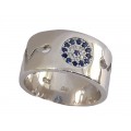 Γυναικειο ασημενιο δαχτυλιδι prince silvero  9b-rg005-1m