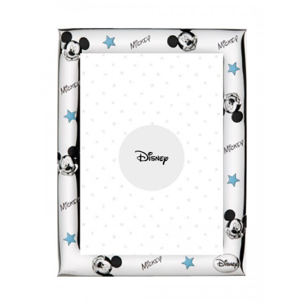 Disney Κορνίζα Ασημένια Mickey Mouse Μπλε 13x18cm D130-4LC