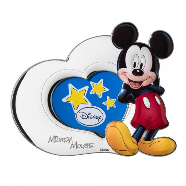 Disney Κορνίζα Ασημένια Mickey Mouse 13x11cm D220-3XLC