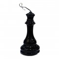 Πασχαλινή Λαμπάδα χιουμοριστικη μεγαλο πιονι σκακι μαυρη Βασιλισσα 20cm LM-9005-black