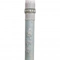Πασχαλινη Λαμπαδα βεραμαν με αναγλυφο λουλουδι κερι 25cm LT-23-225