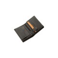 Δερμάτινο Πορτοφόλι Μικρό Όρθιο Με Εσωτερικό Κούμπωμα Lavor RFID  Lavor 1-3309 Black