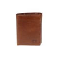 Δερμάτινο Ανδρικό Πορτοφόλι με RFID Ταμπά Lavor-1-3624-cognac