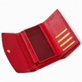 Δερμάτινο μεγαλο γυναικείο πορτοφόλι κοκκινο Lavor-1-6039-red