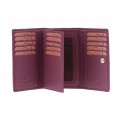 Πορτοφόλι Γυναικείο Δερμάτινο μωβ Lavor-1-6041-purple