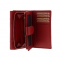 Γυναικείο Πορτοφόλι Δερμάτινο Μεγάλο κοκκινο Lavor-1-6043-red